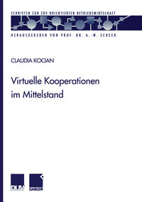 Vorderes Coverbild (hohe Qualität) Virtuelle Kooperationen im Mittelstand