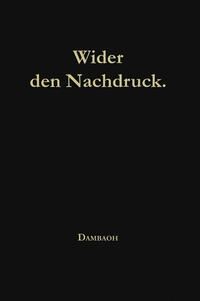Vorderes Coverbild (hohe Qualität) Wider den Nachdruck!
