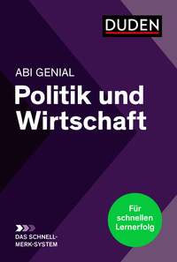 Vorderes Coverbild Abi genial Politik und Wirtschaft: Das Schnell-Merk-System