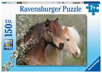 Vorderes Coverbild Kinderpuzzle 150 XXL Teile - Schöne Pferde