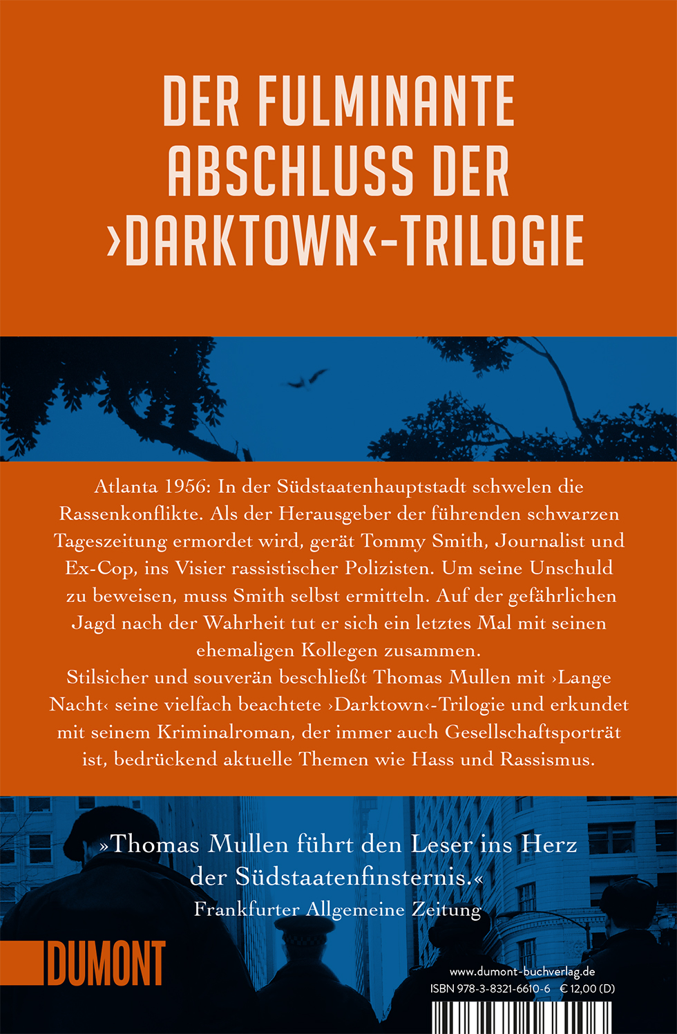 Rückseitencover Lange Nacht (Darktown 3)