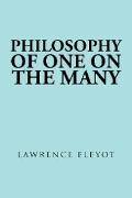 Vorderes Coverbild Philosophy of One on the Many