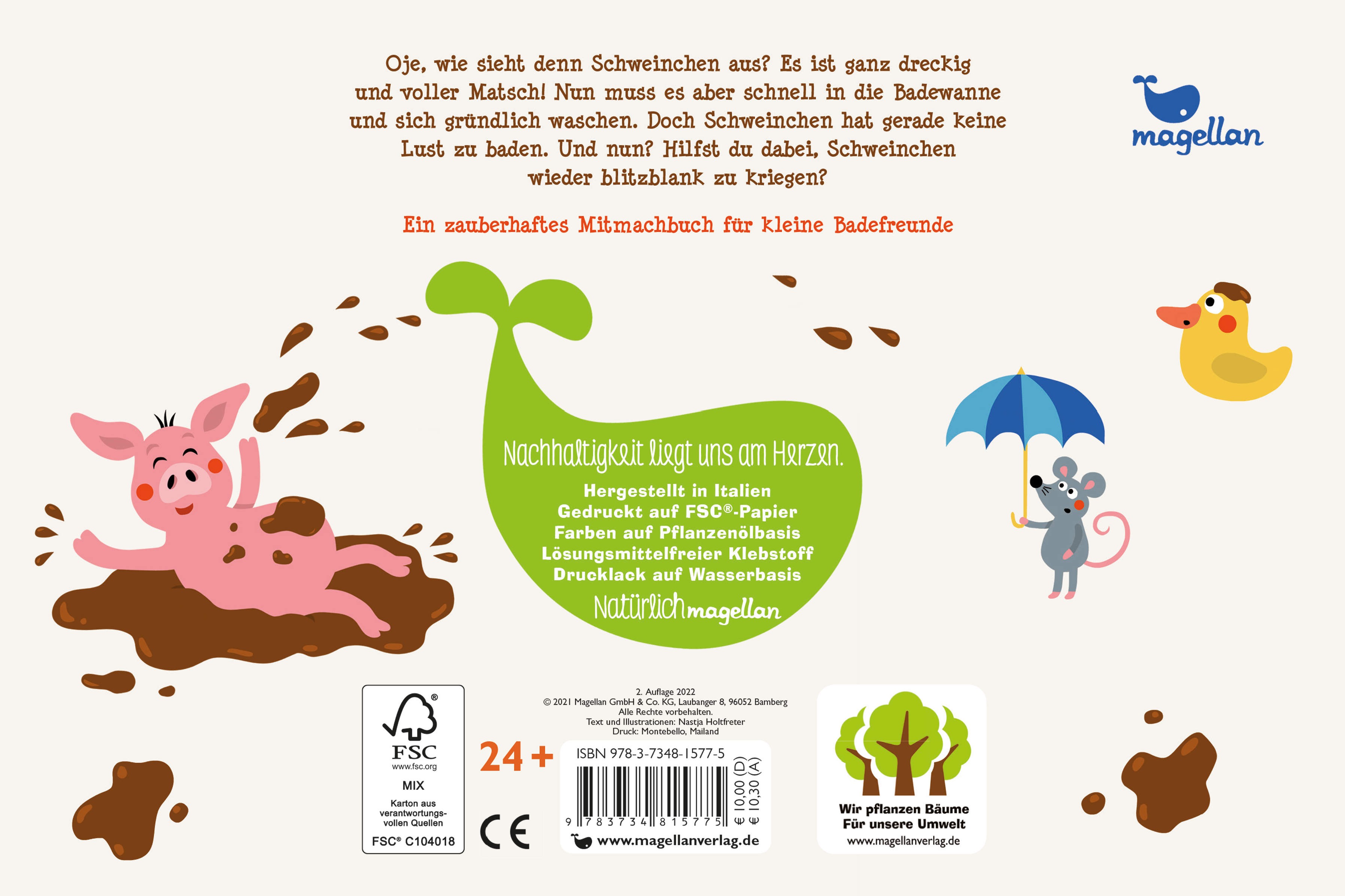 Rückseitencover Wie bekommen wir das Schwein bloß in die Badewanne rein?