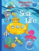 Sea Life Coloring Book For Kids