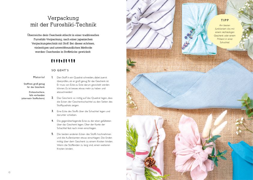 Beispielinhalt (Bild) Nachhaltige Geschenke selber machen
