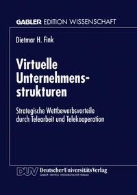 Vorderes Coverbild (hohe Qualität) Virtuelle Unternehmensstrukturen