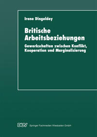 Vorderes Coverbild (hohe Qualität) Britische Arbeitsbeziehungen