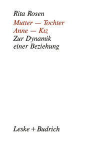 Vorderes Coverbild (hohe Qualität) Mutter - Tochter, Anne - Kiz