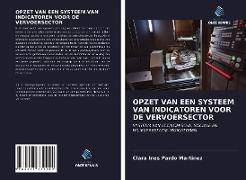 OPZET VAN EEN SYSTEEM VAN INDICATOREN VOOR DE VERVOERSECTOR