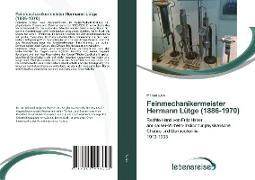 Vorderes Coverbild Feinmechanikermeister Hermann Lütge (1886-1970)