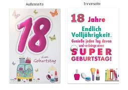 Doppelkarte / Geburtstag AGE