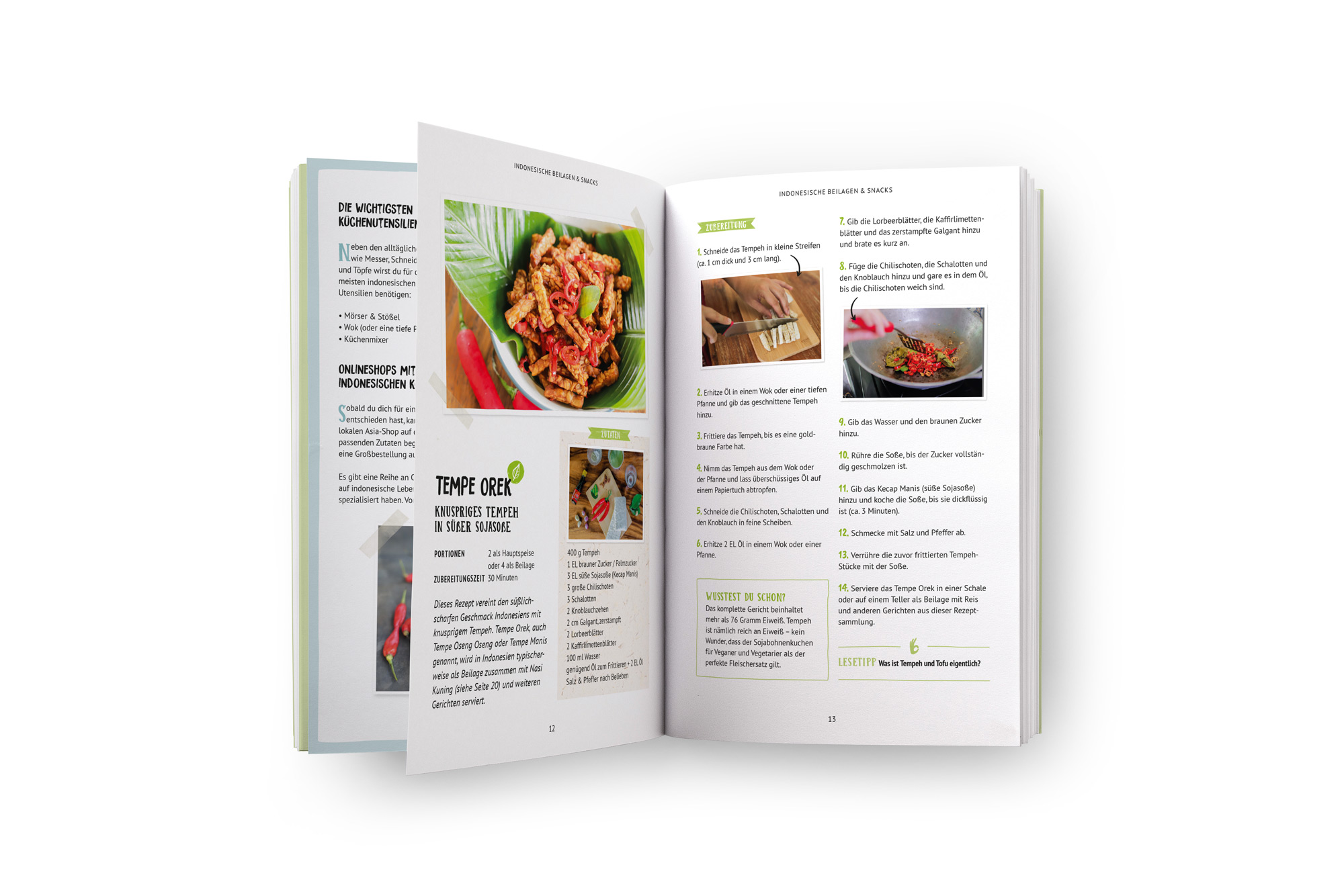 Beispielinhalt (Bild) Indonesien Kochbuch: 38 indonesische Rezepte