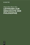 Vorderes Coverbild Leitfaden zur Geschichte der Philosophie