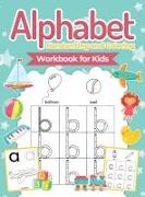 Alphabet Handwriting and Coloring Workbook For Kids