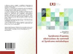 Vorderes Coverbild Syndrome d¿apnées obstructives du sommeil et Syndrome métabolique