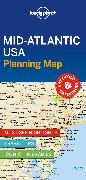 Lonely Planet Mid-Atlantic USA Planning Map