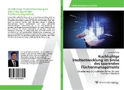 Vorderes Coverbild Nachhaltige Stadtentwicklung im Sinne des sparenden Flächenmanagements