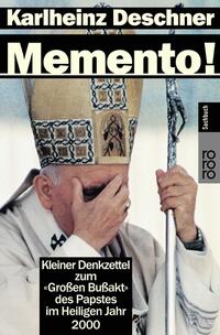 Vorderes Coverbild Memento!