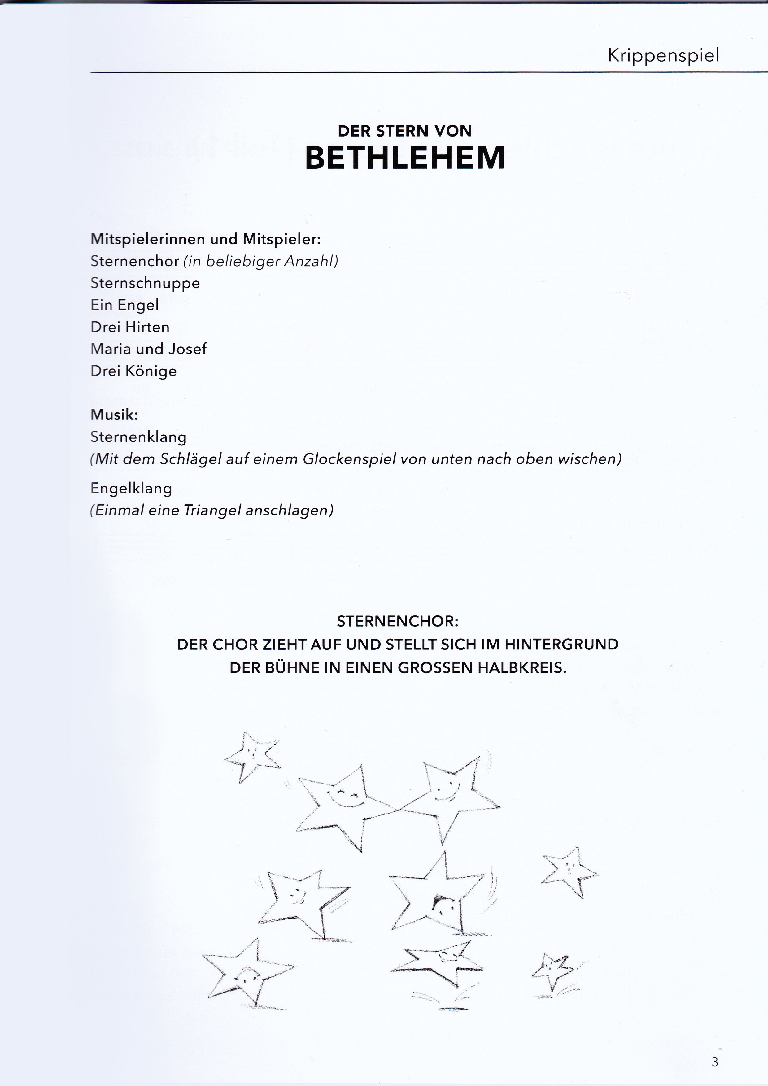 Beispielinhalt (Bild) Der Stern von Bethlehem
