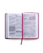 Biblia de Promesas Reina Valera 1960 / Tamaño Manual / Letra Grande / Piel Especial / Fucsia // Spanish Promise Bible Rv60 / Handy Size / Large Print / Leathersoft / Fuchsia