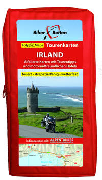 Vorderes Coverbild Tourenkarten Set Irland (FolyMaps)