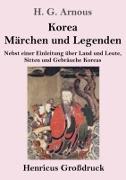 Vorderes Coverbild Korea. Märchen und Legenden (Großdruck)