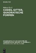 Codes, Gitter, quadratische Formen