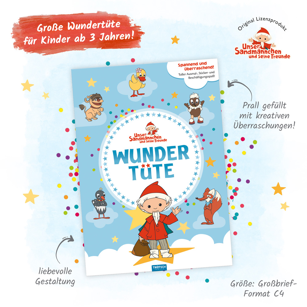 Beispielinhalt (Bild) Trötsch Unser Sandmännchen Wundertüte Sandmännchen und Freunde