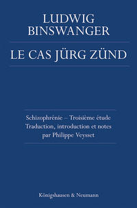 Vorderes Coverbild Le Cas Jürg Zünd