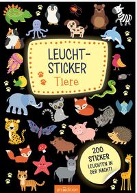 Vorderes Coverbild Leucht-Sticker – Tiere