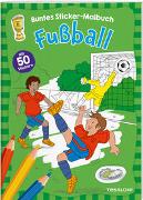 Fußball. Buntes Sticker-Malbuch