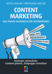 Vorderes Coverbild Content Marketing. Das Praxis-Handbuch für Unternehmen