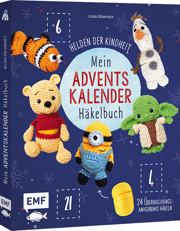Anderes Coverbild Mein Adventskalender-Häkelbuch: Helden der Kindheit