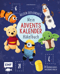 Vorderes Coverbild Mein Adventskalender-Häkelbuch: Helden der Kindheit