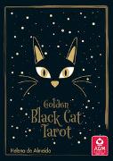 Golden Black Cat Tarot - High quality slip lid box with gold foil