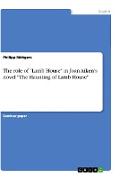 The role of "Lamb House" in Joan Aiken¿s novel "The Haunting of Lamb House"