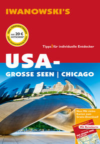 Vorderes Coverbild USA-Große Seen / Chicago - Reiseführer von Iwanowski