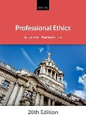Vorderes Coverbild Professional Ethics