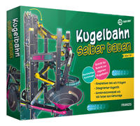 Vorderes Coverbild FRANZIS 67173 - Kugelbahn selber bauen. Komplettes Set mit 9 Kugeln, nachhaltige Kartonage