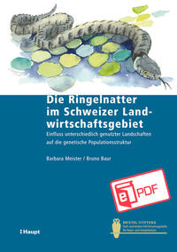 Vorderes Coverbild Die Ringelnatter im Schweizer Landwirtschaftsgebiet