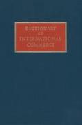 Dictionary of International Commerce