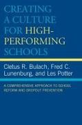 Creating a Culture for High-Performing Schools