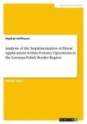 Analysis of the Implementation of Horse Applications within Forestry Operations in the German-Polish Border Region