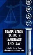 Translation Issues in Language and Law