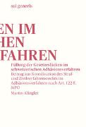 Füllung der Gesetzeslücken im schweizerischen Adhäsionsverfahren