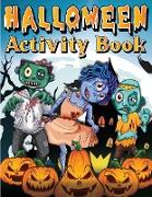 Halloween Activity Book For Kids Ages 4-8 6-8