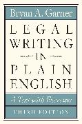 Vorderes Coverbild Legal Writing in Plain English, Third Edition