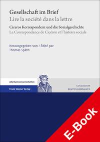 Vorderes Coverbild Gesellschaft im Brief / Lire la société dans la lettre