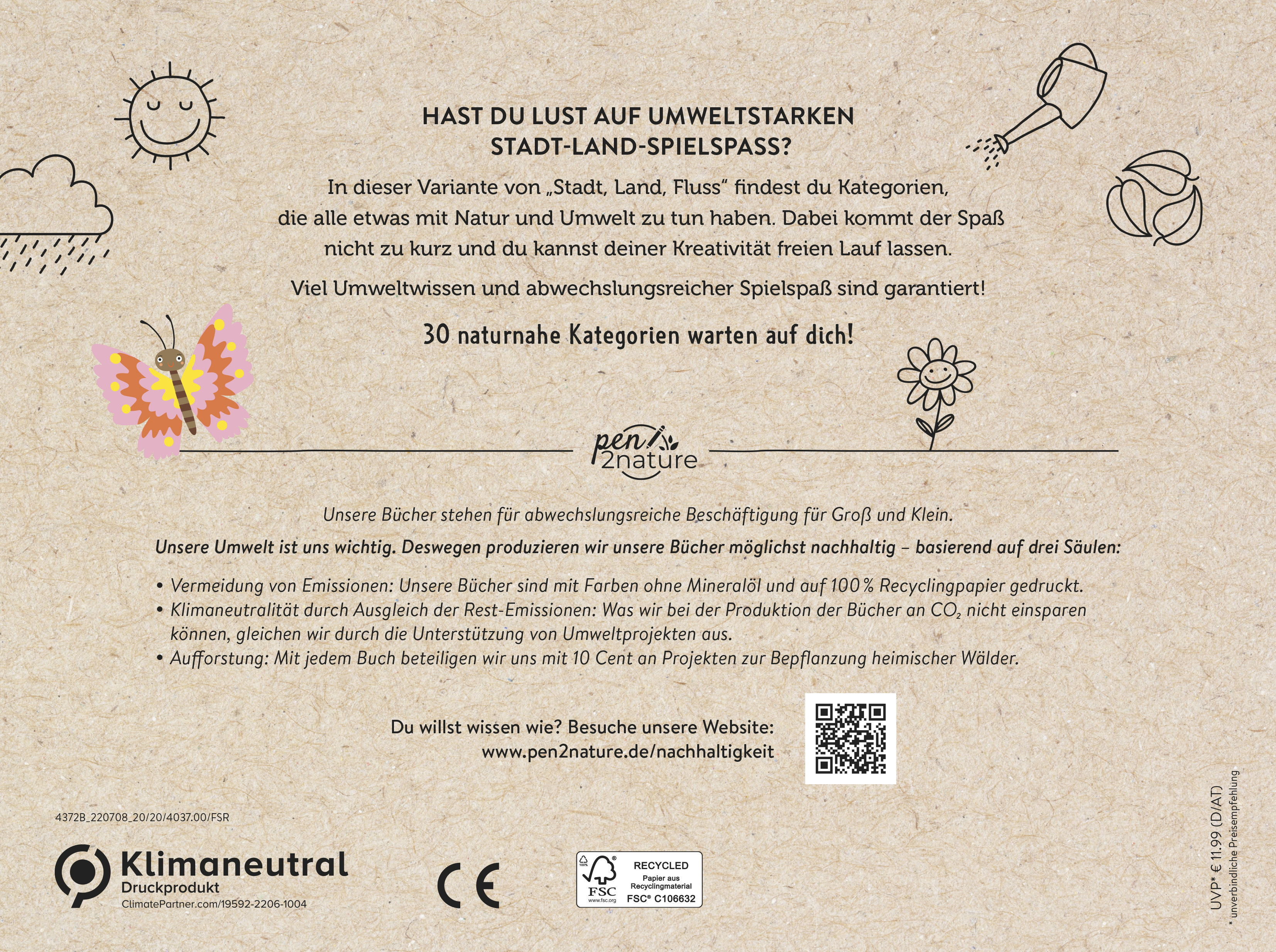 Rückseitencover Stadt-Land-Natur. Bunter Spiele-Block für Kinder ab 8 Jahren und die ganze Familie