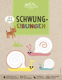 Vorderes Coverbild Schwungübungen für Kinder ab 4 Jahren. Übungen für Vorschulkinder